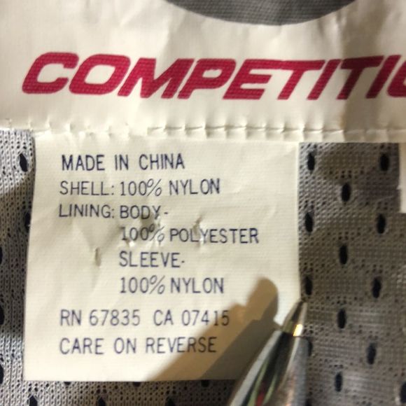 Vtg 90s Nautica Competition Mens Jacket Windbreaker Color Block - Picture 15 of 16